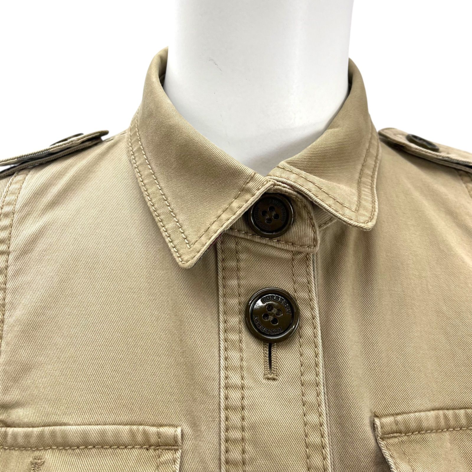 [美品] バーバリーロンドン ブルゾン コート上着 レディース ジャケット 楽天市場】ブルゾン バーバリー（レディースファッション）の通販