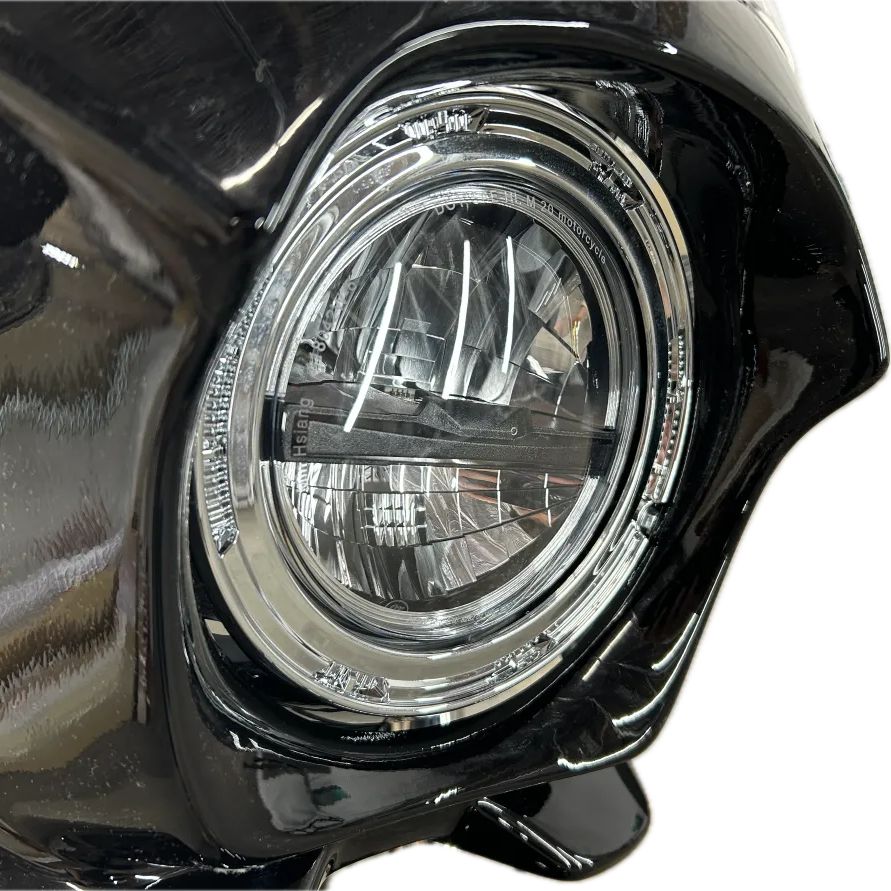 Z650RS 専用 ビキニカウル エボニーブラック 純正色 ショート
