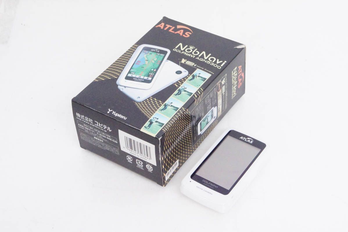 【中古】Yupiteruユピテル GOLFNAVI ゴルフナビ AGN5300 ATLAS (アトラス) GOLFNAVI ゴルフナビ AGN5300「NobNavi