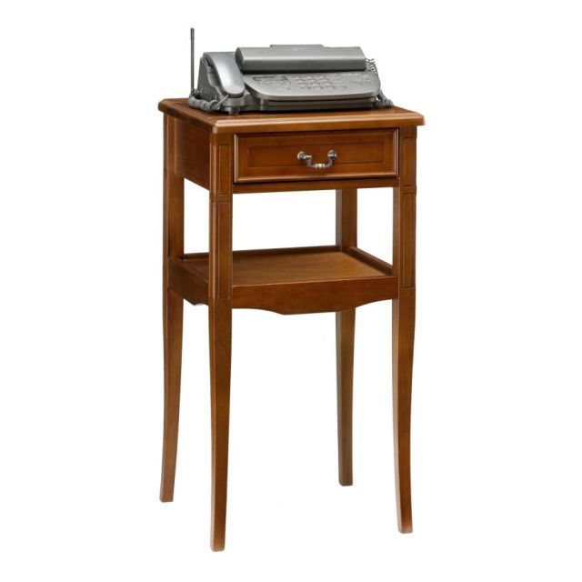 そ103【美品】フレンチカントリー ナチュラル木製 電話台 FAX台