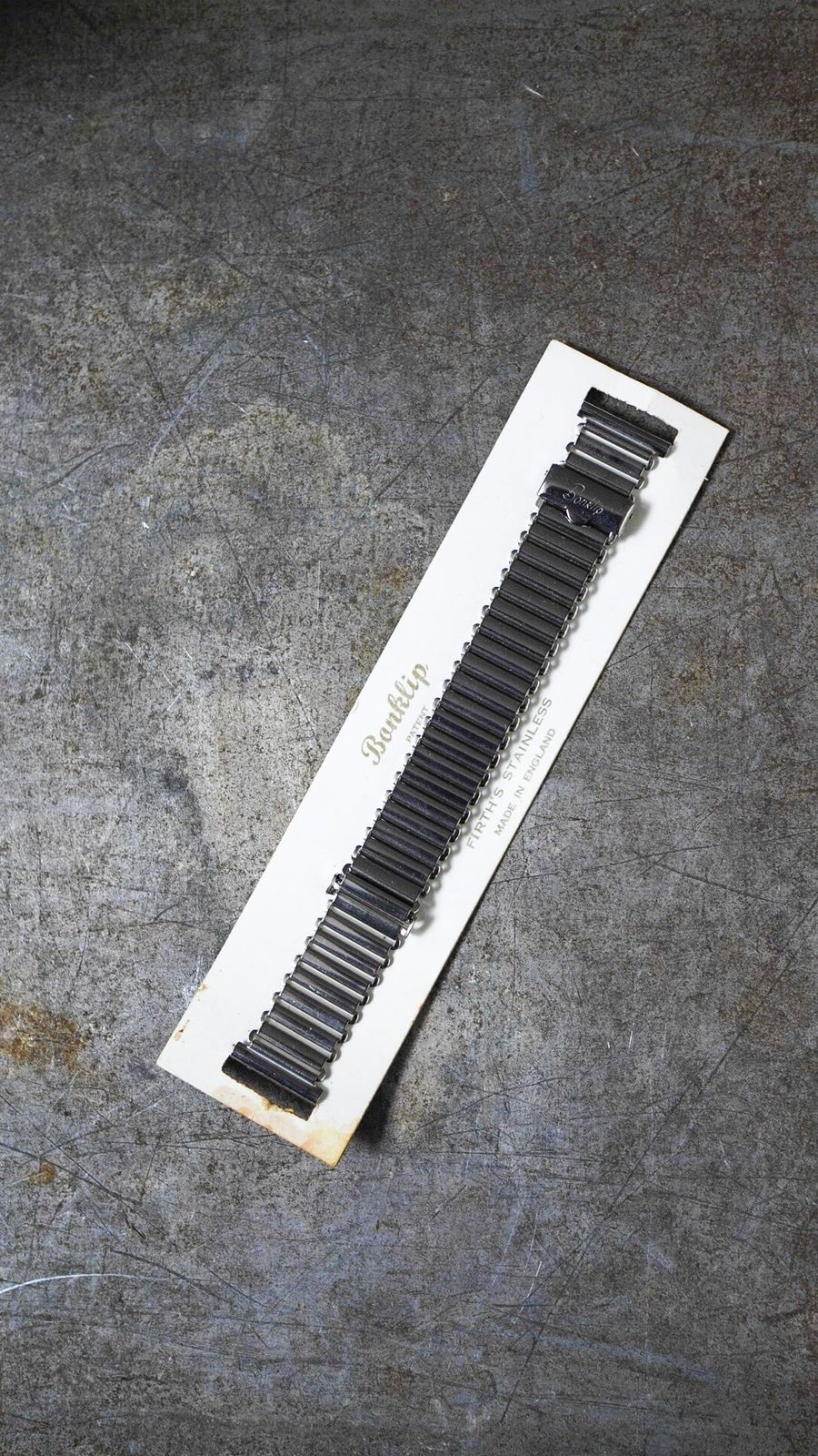 DEADSTOCK / 1940s】BONKLIP ボンクリップ バンブー ブレス 取付幅18mm