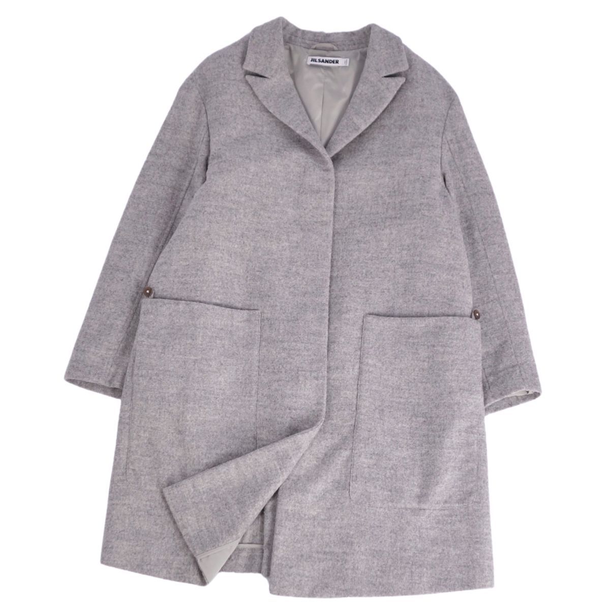 美品 ジルサンダー JIL SANDER コート ロングコート アルパカ アウタ 