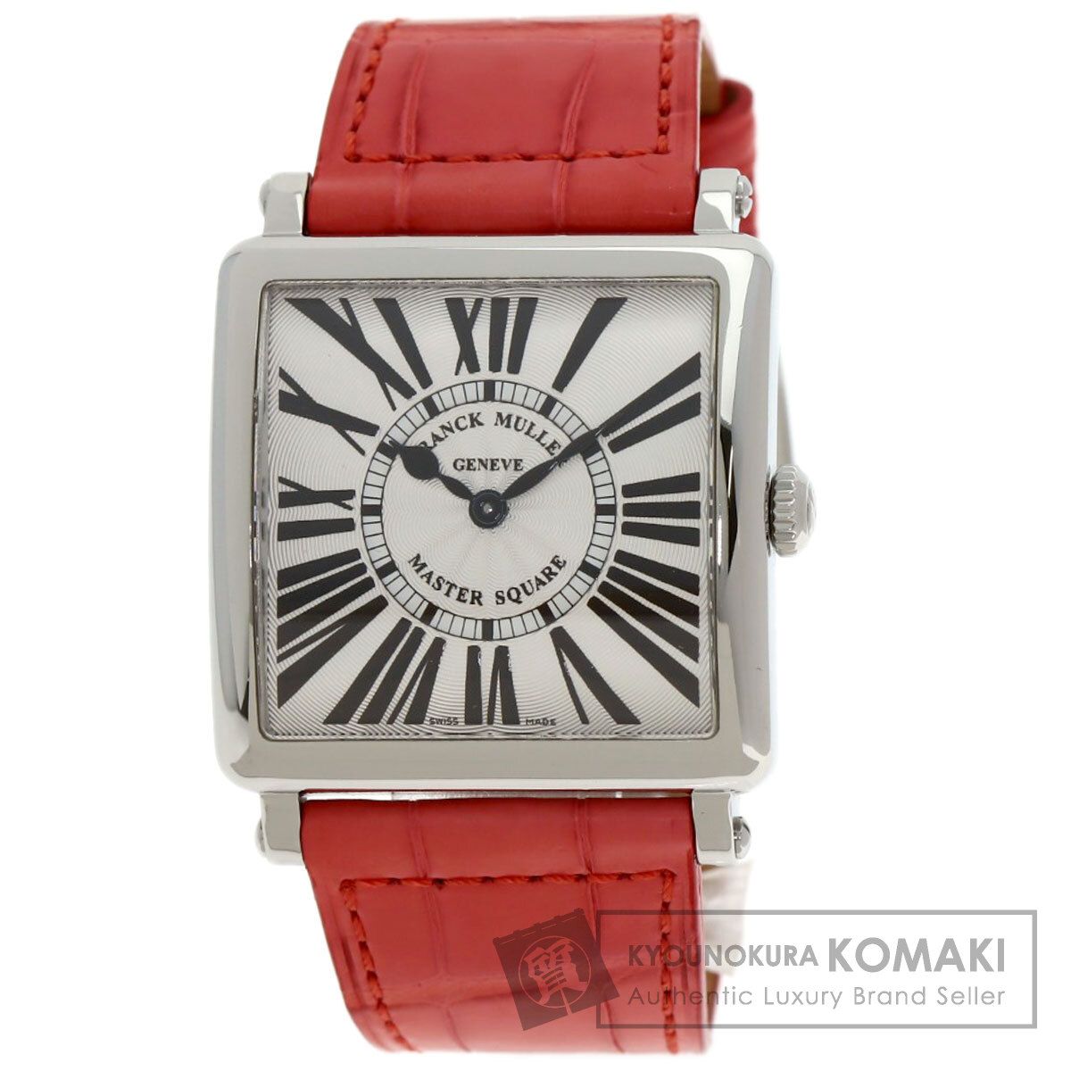 FRANCK MULLER フランクミュラー 6002MQZ マスタースクエア 腕時計 SS 革 レディース