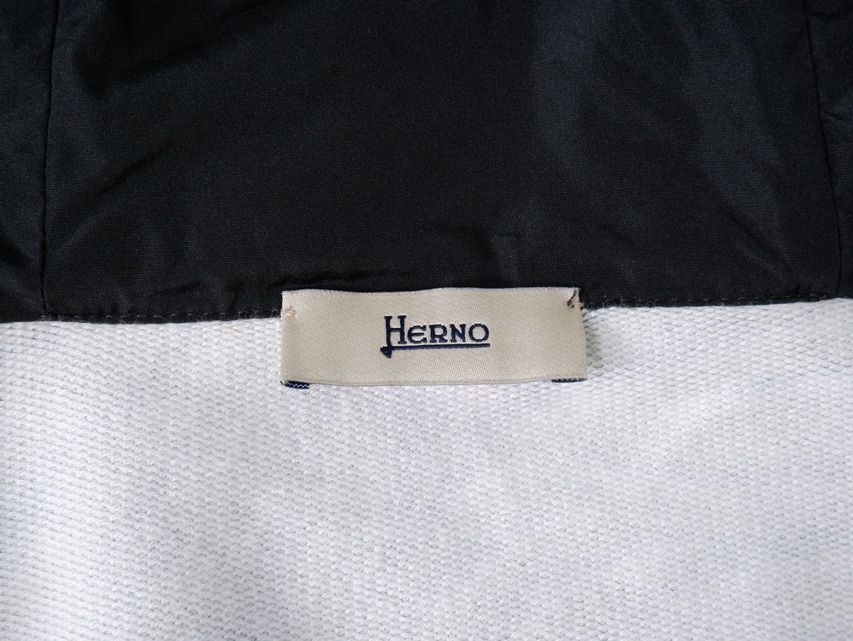 HERNOヘルノ 2022AW SAFARI PATCH SWEATER ボンバージャケット  