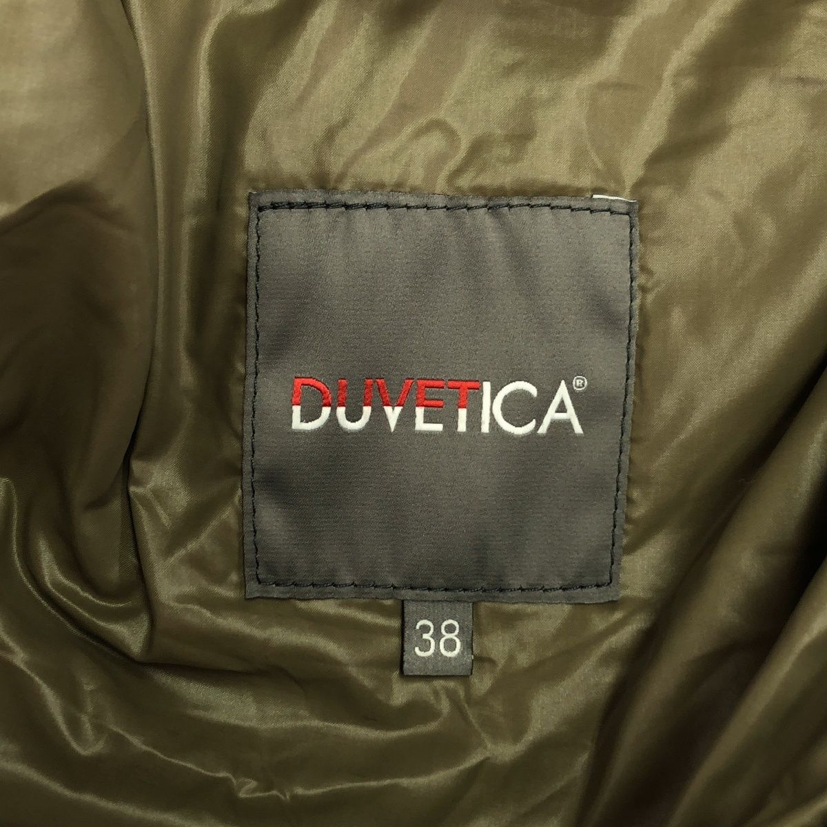 DUVETICA - DUVETICA デュベティカ KAPPA ラクーンファーダウンコート 11A 1057 R-MFG ネイビー 38 DUVETICA デュベティカ KAPPA ラクーンファーダウンコート 11A