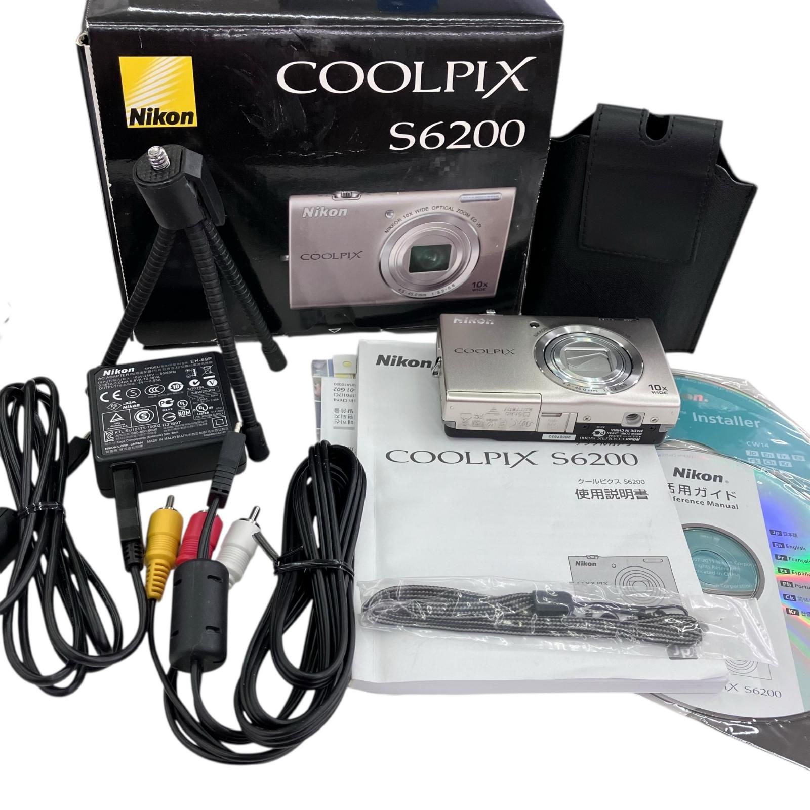 186000 Nikon ニコン デジカメ COOLPIX S6200 ゴールド