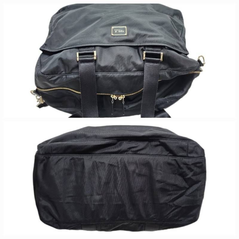 agnes b VOYAGE ボストンバッグ 2Way ハンドバッグ ブラック