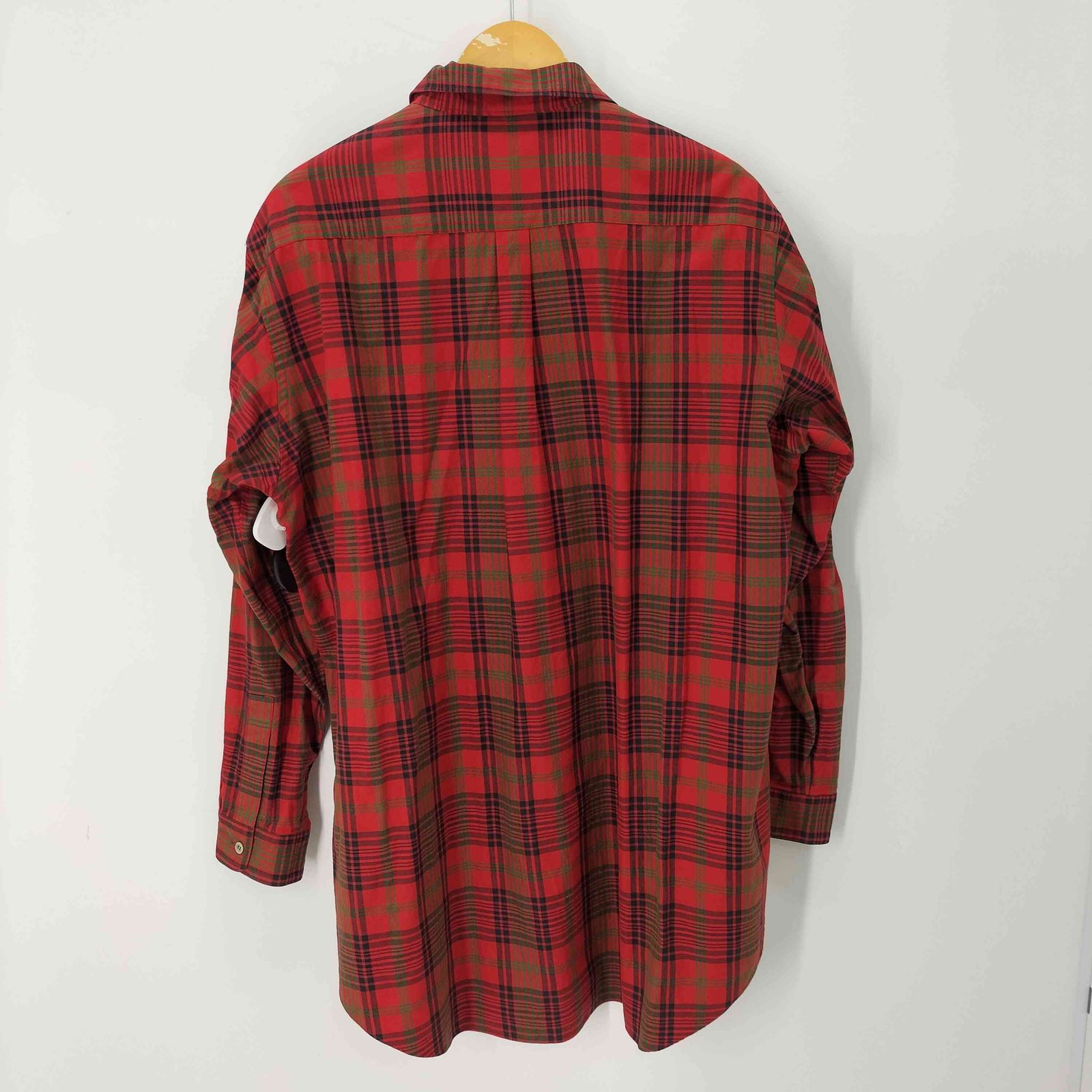 Ys for men(ワイズフォーメン) 04SS L/S オープンカラーチェックシャツ メンズ 表記無 【中古】【ブランド古着バズストア】 ワイズフォーメン Ys for men 04SS L/S オープンカラーチェックシャツ