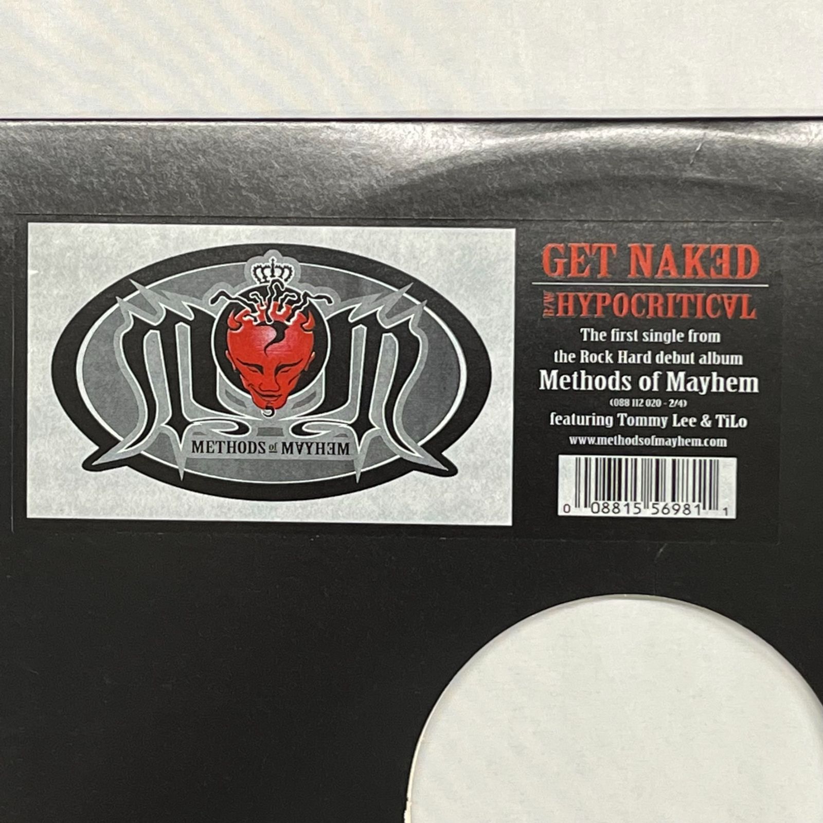 Methods Of Mayhem Get Naked ジャンル:Hip Hop, Rock スタイル:Funk Metal, Pop Rap 中古  輸入盤 30cm アナログレコード 【R03 - メルカリ