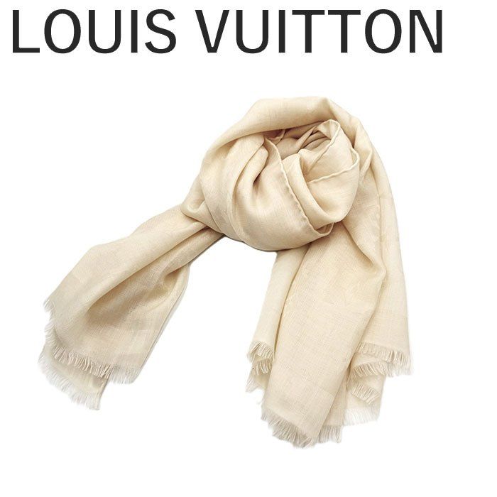 ルイヴィトン LOUIS VUITTON ストール モノグラム カシミヤ シルク 箱 
