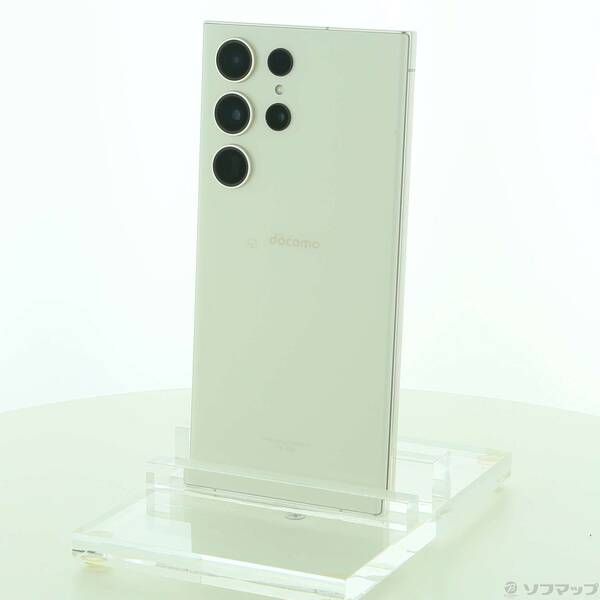 中古品〕 Galaxy S23 Ultra 256GB クリーム SC-52D docomo SIM