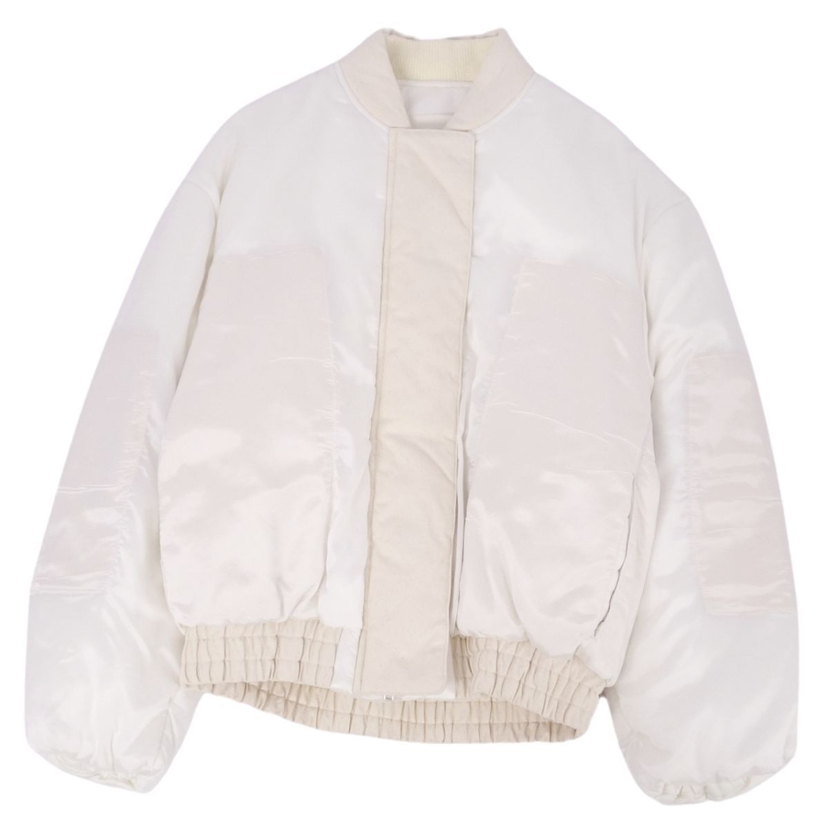 極美品 ジルサンダー JIL SANDER ジャケット 中綿入り ジップアップ 
