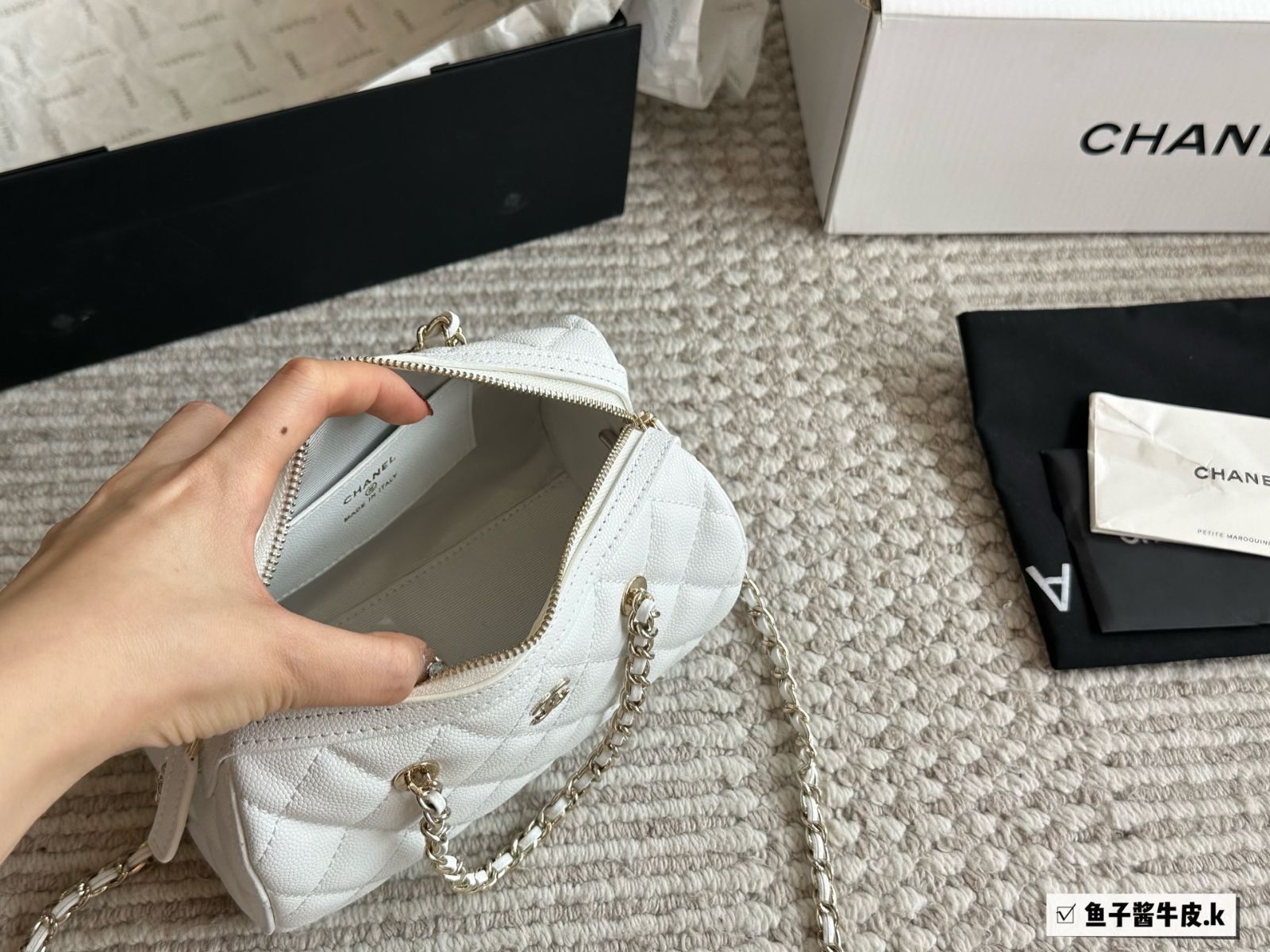 今日特価】Chanel 25P ボウリングバッグ エレガントブラック