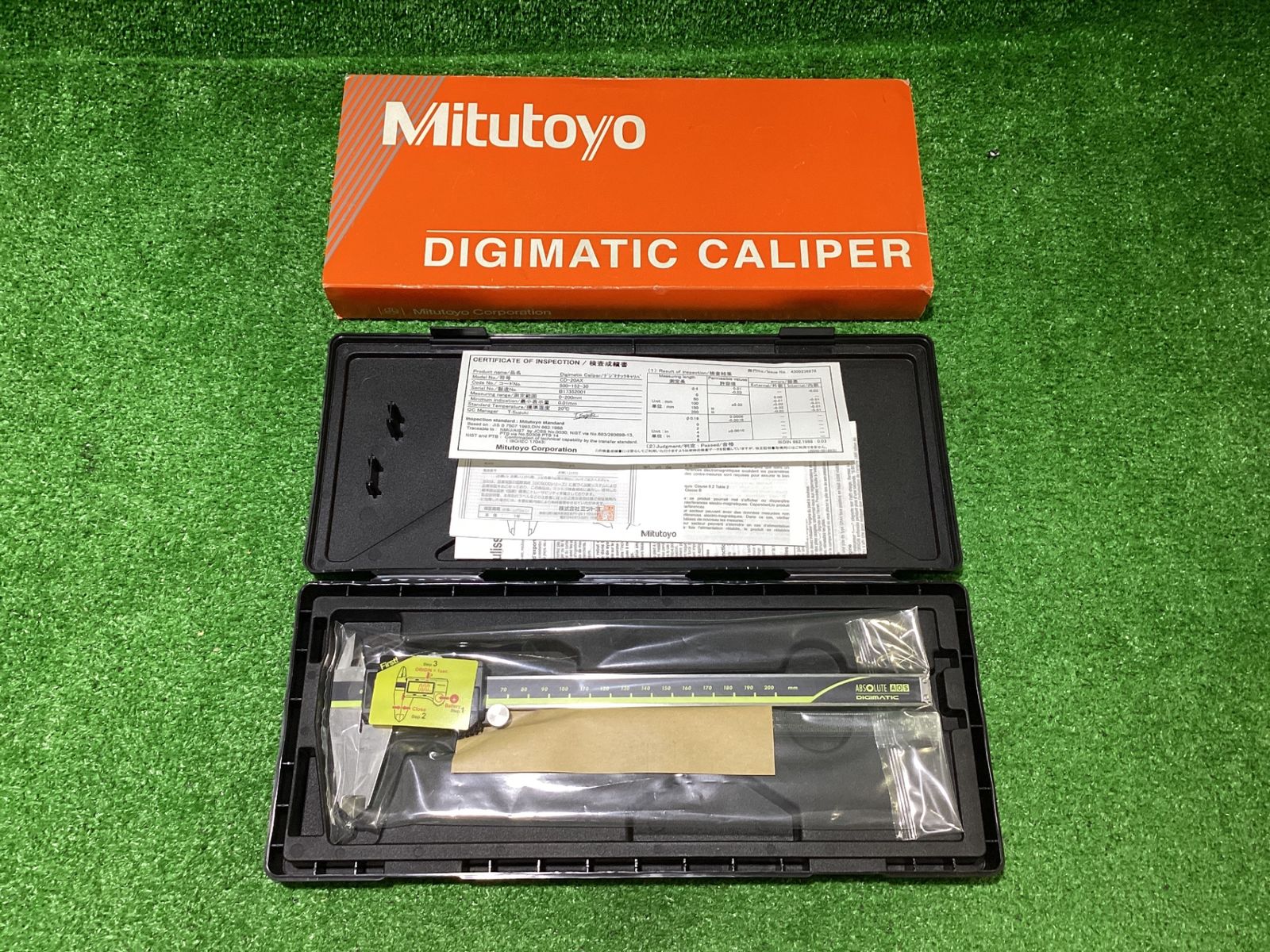 長期間保管品 Mitutoyo 500-152-30 CD-20AX デジマチックキャリパ 現状品 精度不明 コ-3