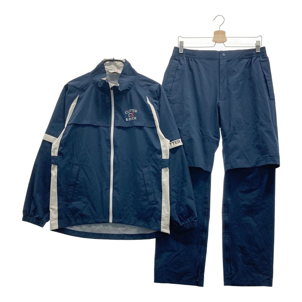 サイズ L CUTTER-BUCK カッターアンドバック 2way レインウェア 上下セットアップ ネイビー系 240101544194 ゴルフウェア メンズ ストスト