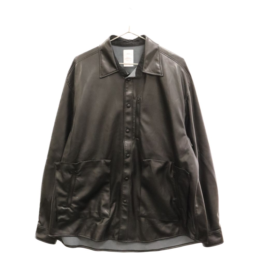 Name. (ネーム) 20AW シンセティックレザー ジップポケット スナップ 