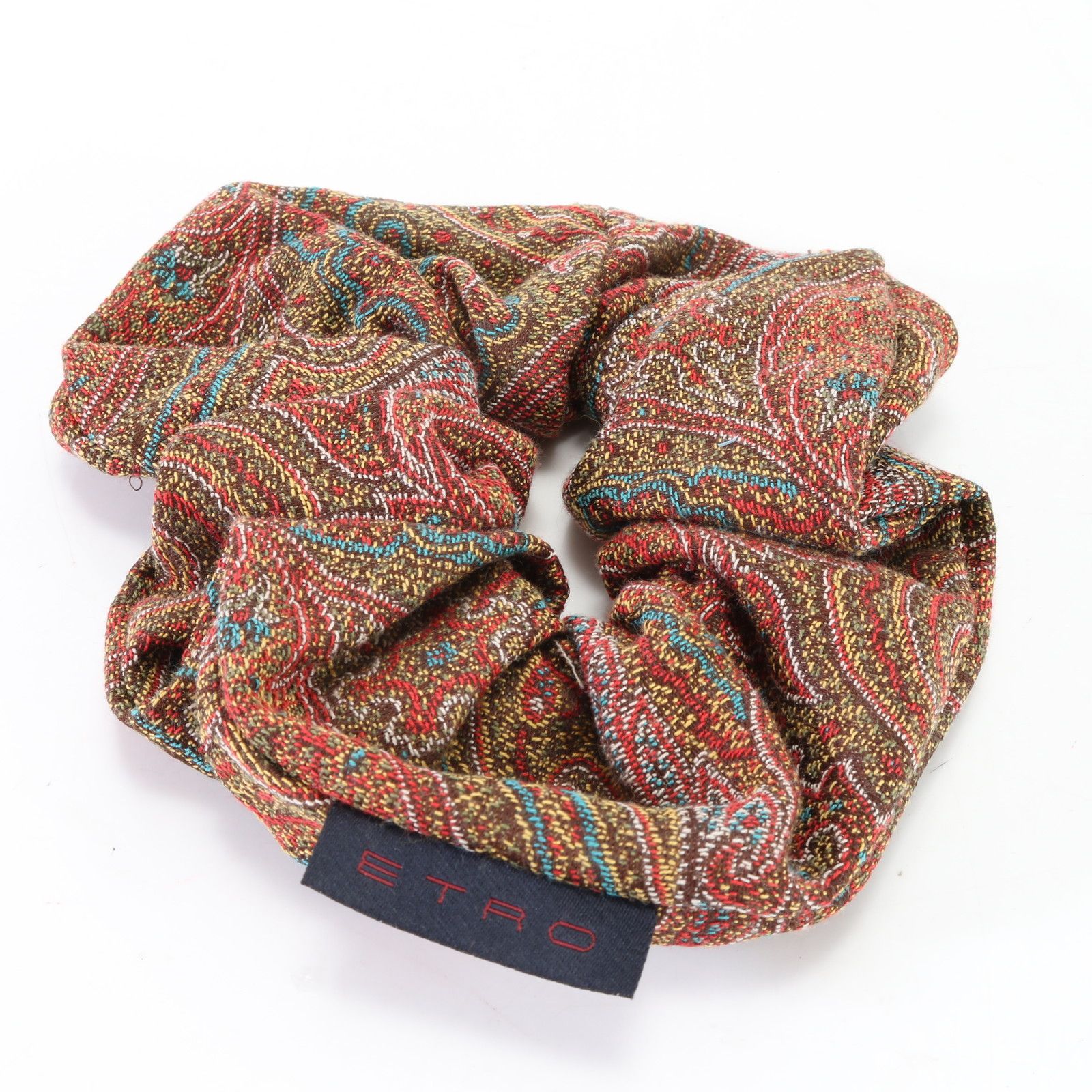 極美品 ETRO エトロ シュシュ ペイズリー 柄 ヘアゴム ヘア