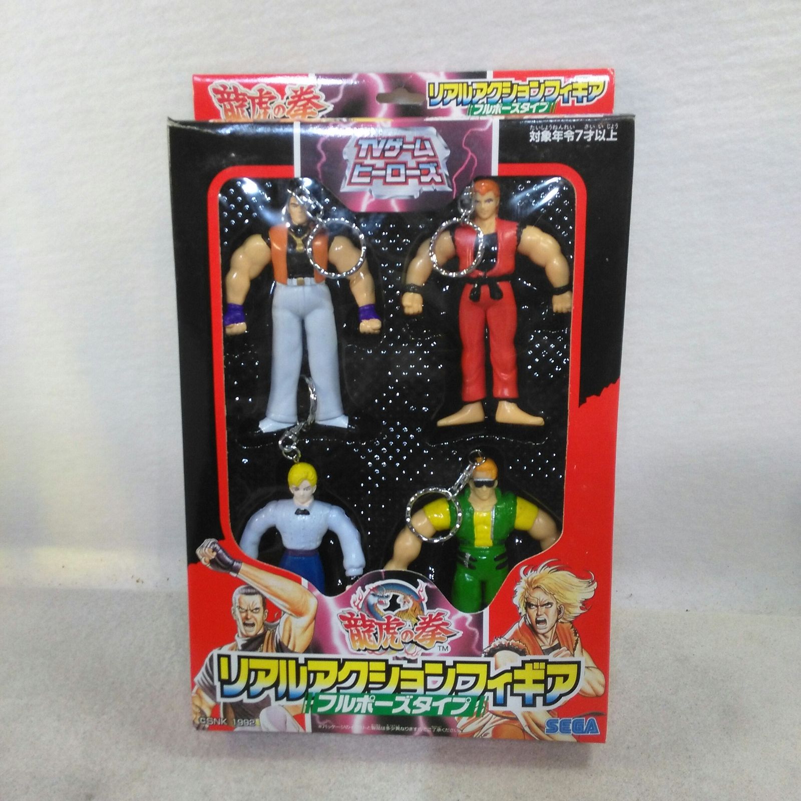 TVゲームヒーローズ 龍虎の拳 キャラッキー 5種台紙付 まとめ売り セガ TVゲームヒーローズ 龍虎の拳 キャラッキー 5種台紙付 まとめ