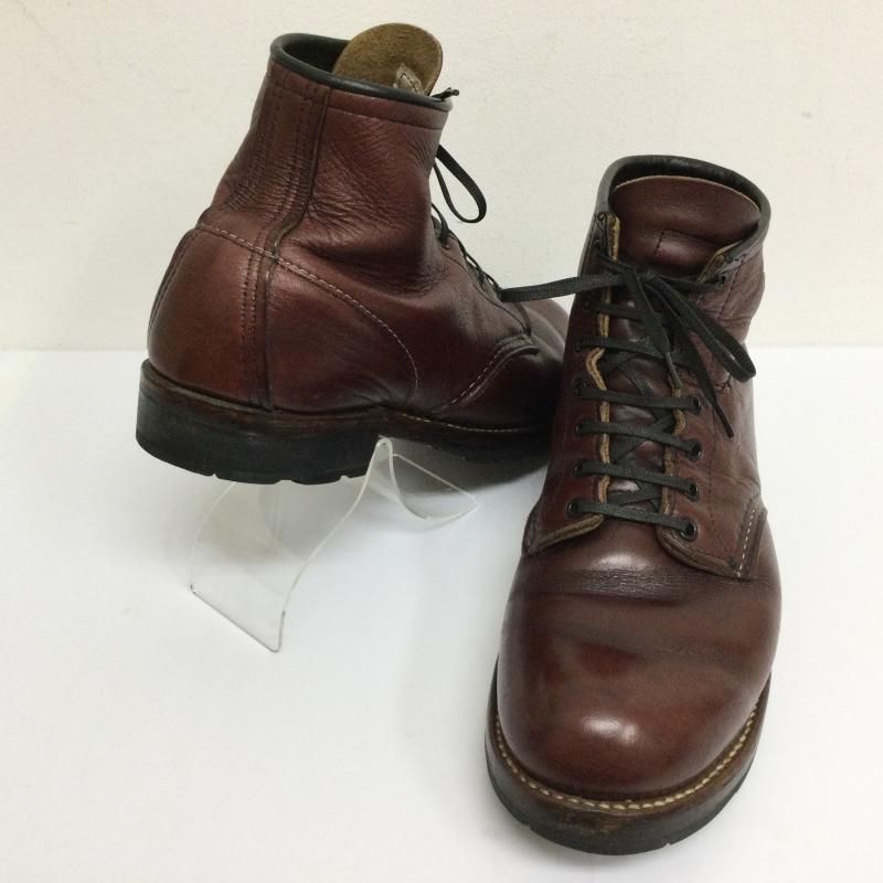 RED WING レッドウィング ブーツ 9011 BECKMAN ベックマン ワークブーツ チェスナットブーツ 6インチラウンドトゥ Dワイズ 赤茶 Vibramソール張り替え済み