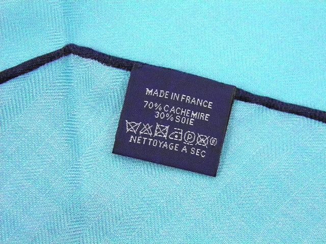 エルメス HERMES カシミヤ/シルク ひし形 スカーフ ロザンジュ