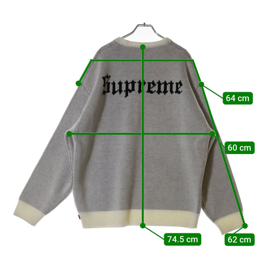 SUPREME (シュプリーム) 24AW Snow White Sweater スノーホワイト