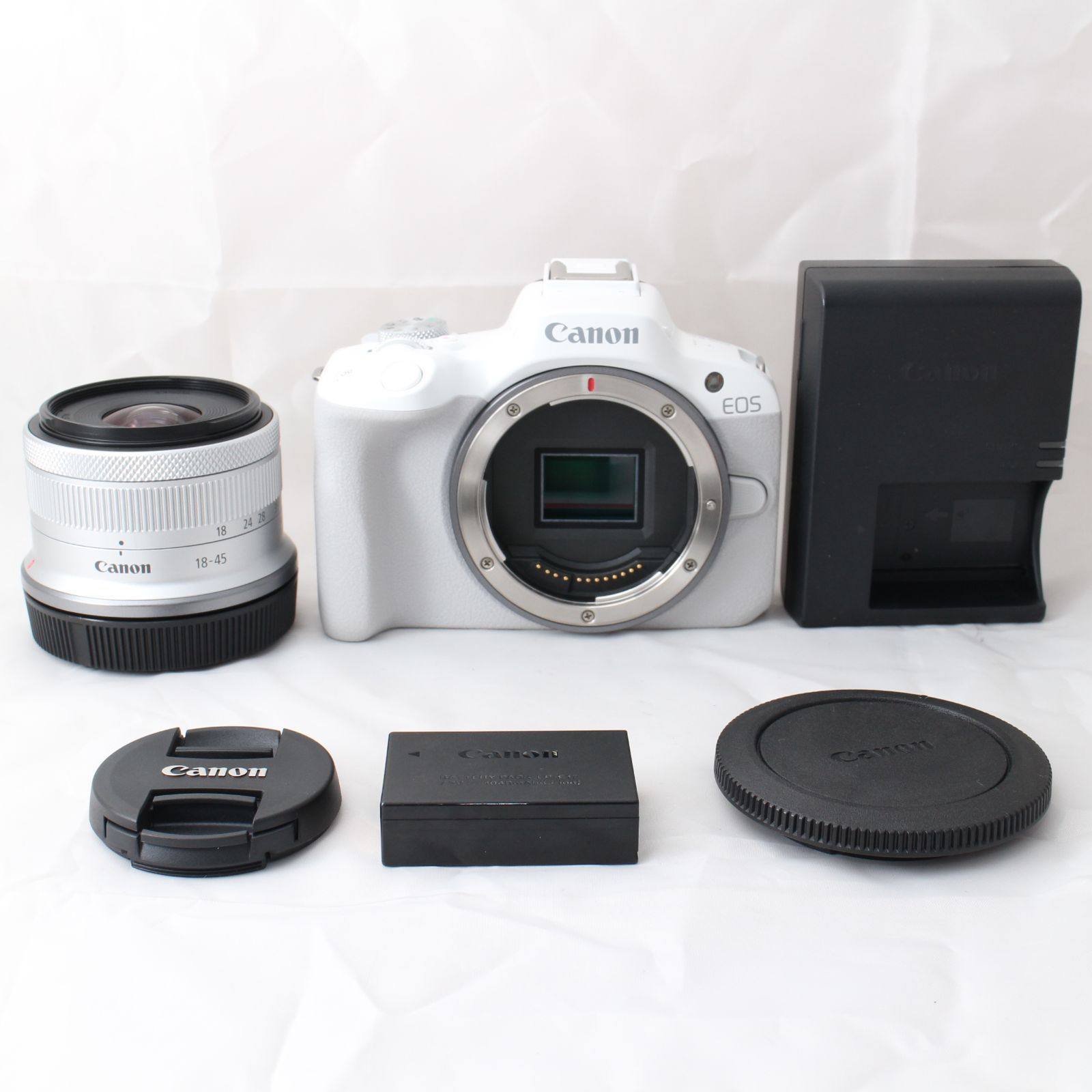 新品級】Canon EOS R50 18-45mm レンズキット カメラ ☆新品級 新品級】Canon EOS R50 18-45mm レンズキット カメラ ☆新品級