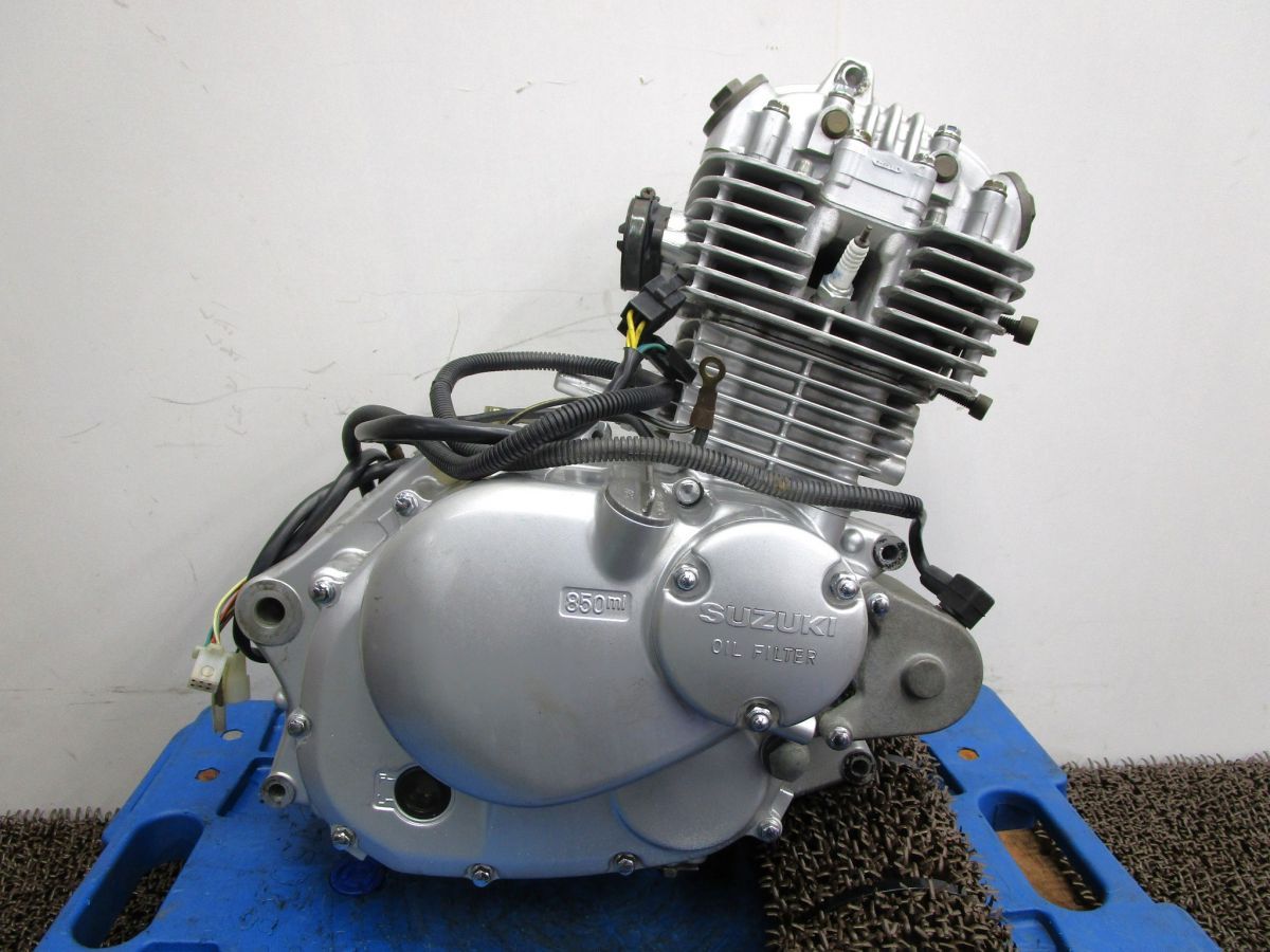 GN125 エンジン A5986 LC6PCJG 始動 済み OH素材に スズキ 157FMI-3 キャブ車 動画有