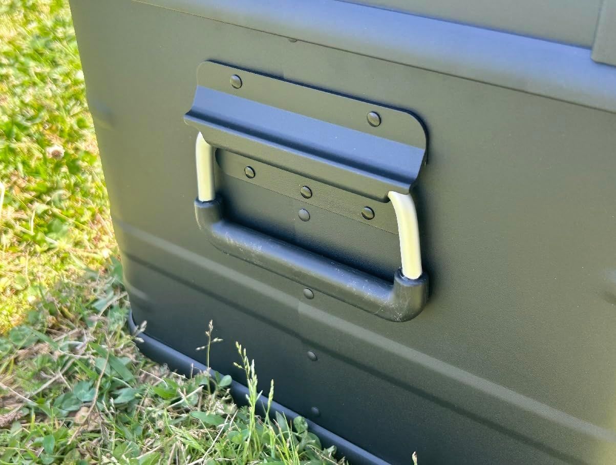 マットブラック スタッキング アルミコンテナボックス 30L アウトドア