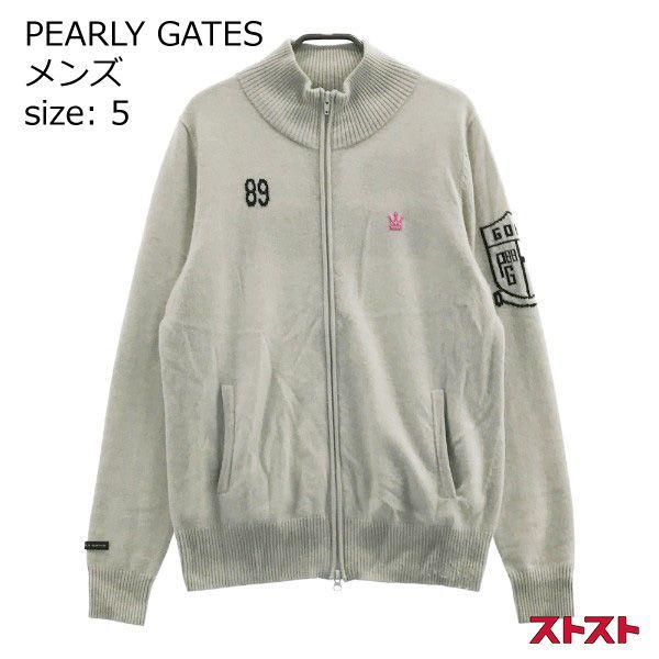 PEARLY GATES パーリーゲイツ カシミヤ ニット ジップジャケット 5 ［240001970522］