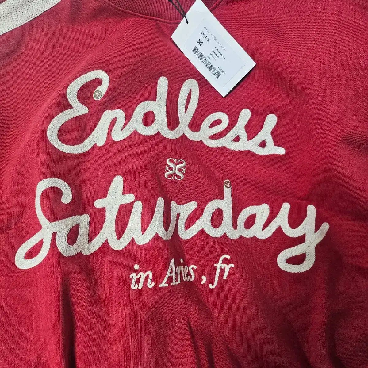 SATUR モデル セター トラックパンツ スウェット セット レッド レディース オススメ