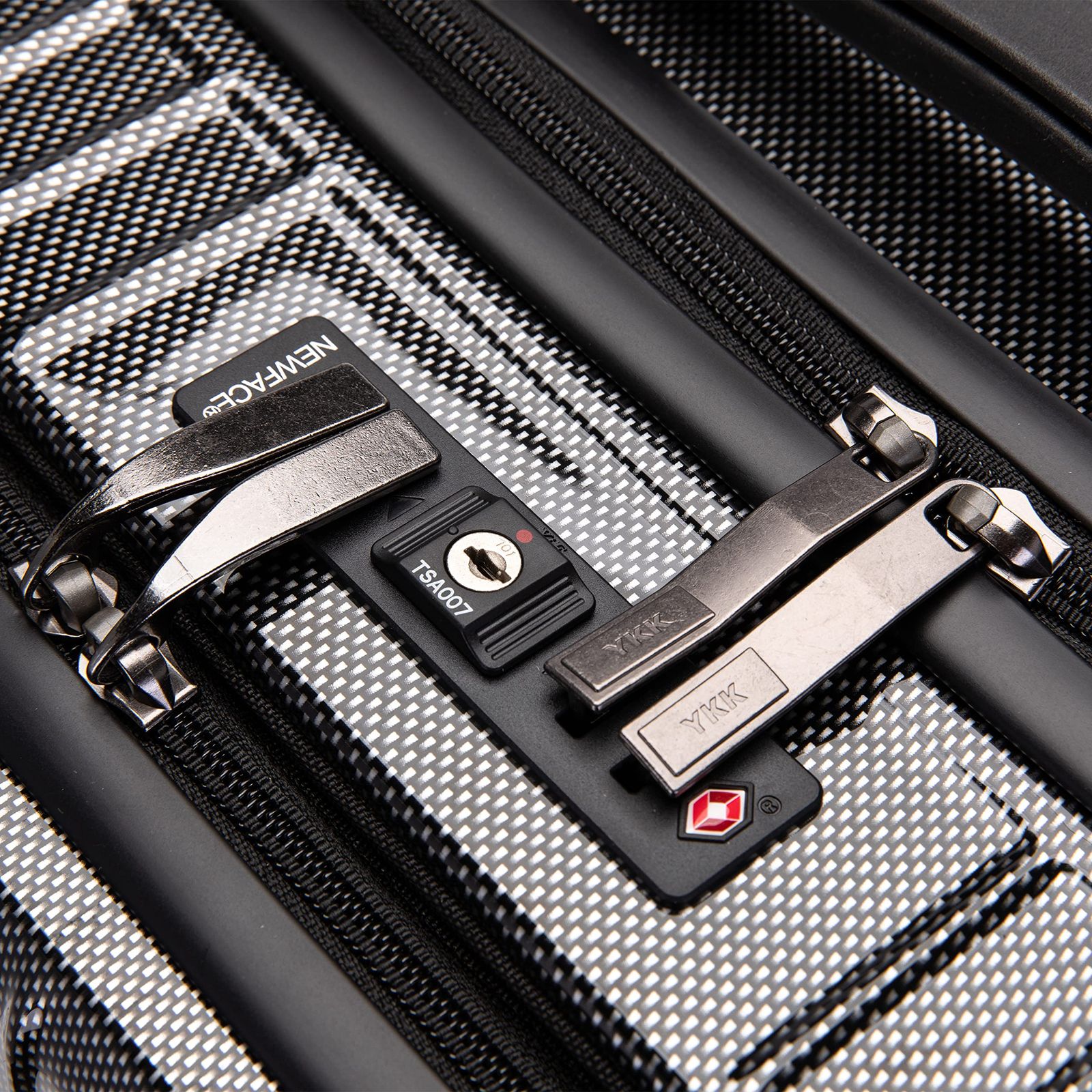  ニューフェイス 神戸リベラル 機内持ち込み パソコン対応 フロントオープン 8輪静音キャスター YKKファスナー ビジネスキャリー スーツケース NF 001 ブルーヘアライン その他 旅行かばん 小分けバッグ