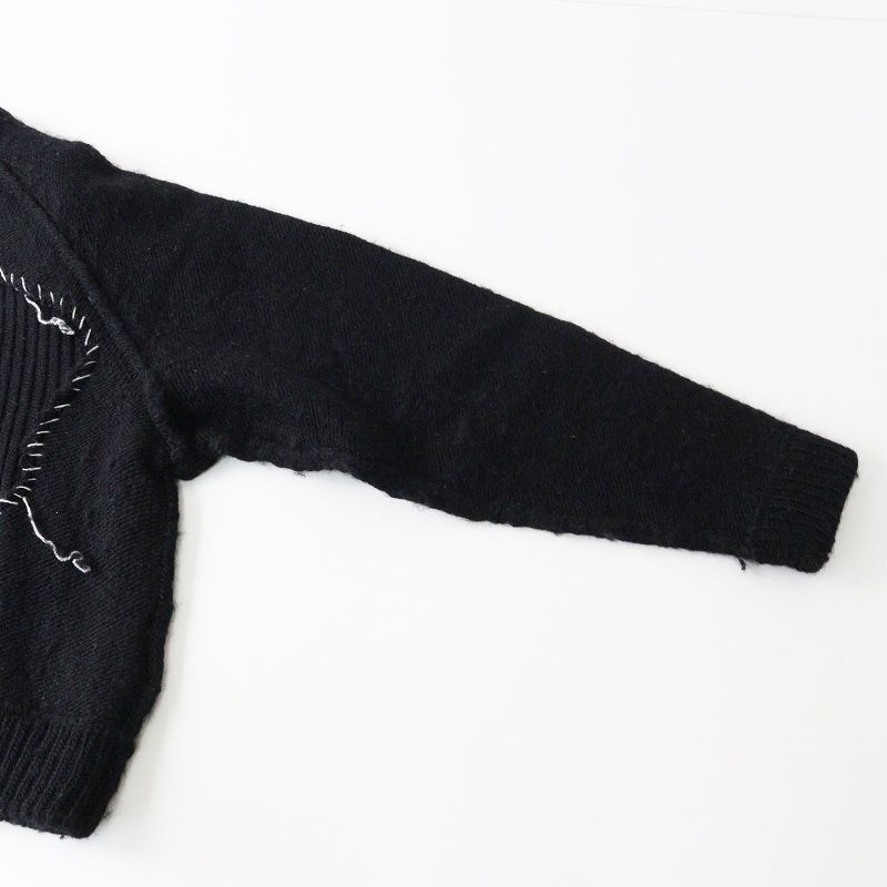 ハンドステッチニットブルゾン