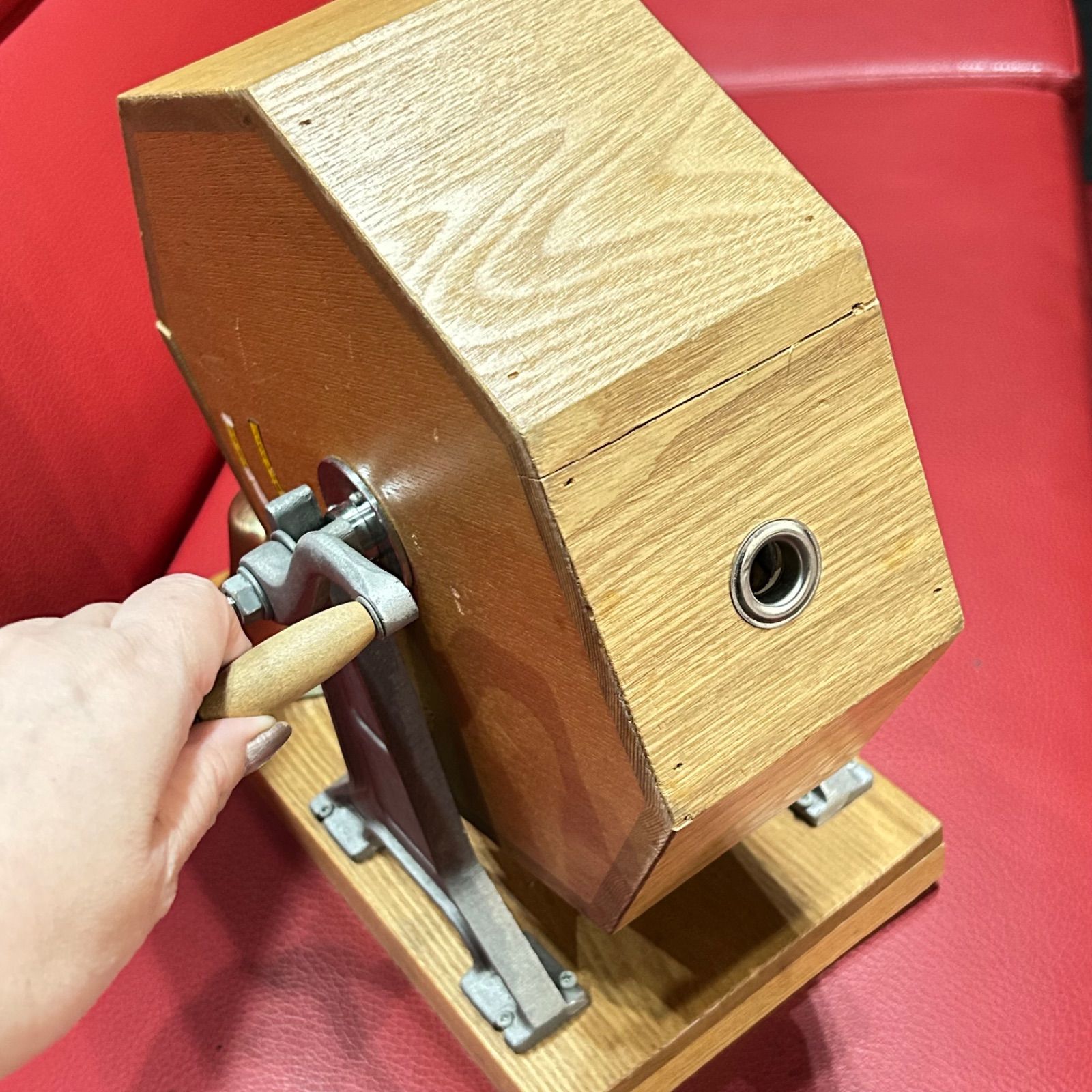 木製ガラポン　福引抽選機 ガラポン 抽選器 福引 ガラガラ 抽選機【A0324】 - メルカリ