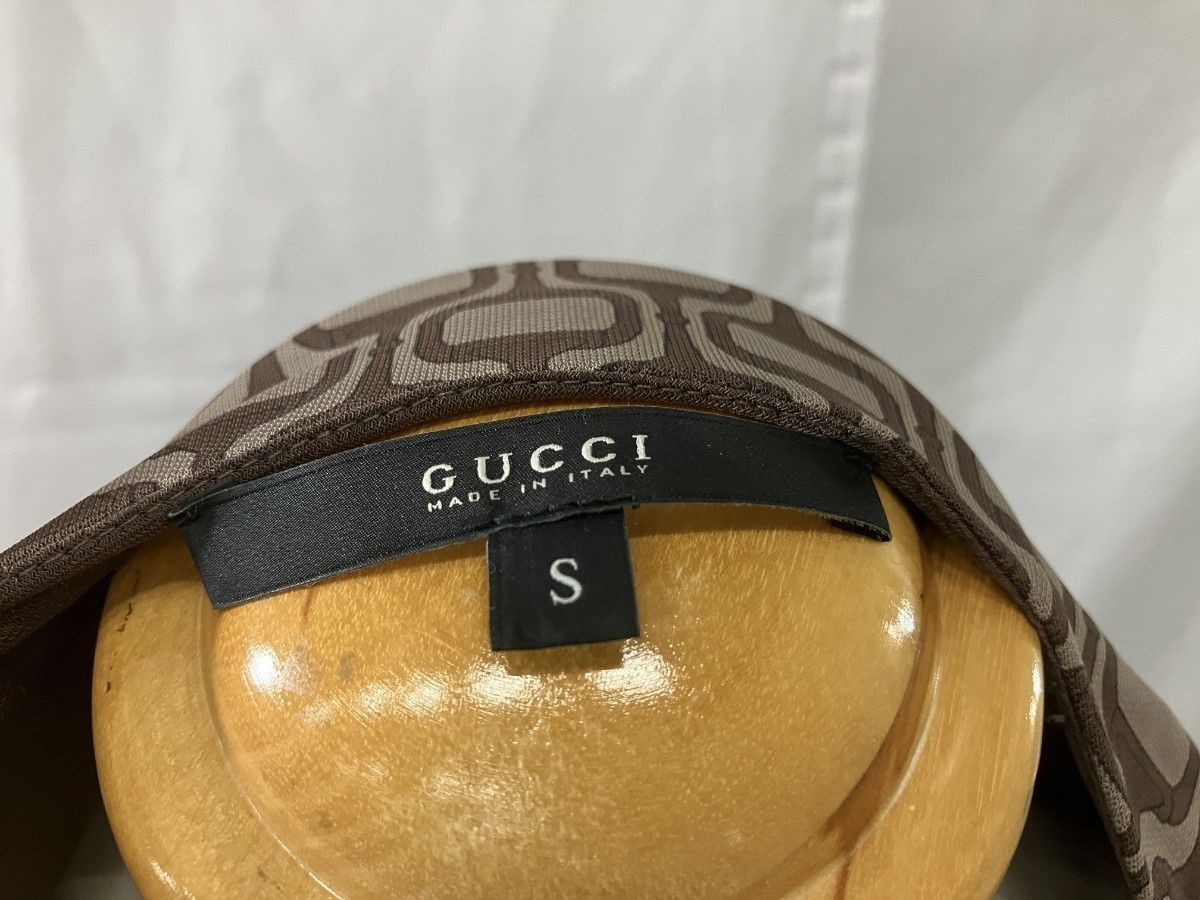 公式 GUCCI グッチ カシュクールワンピース ホースビット 総柄