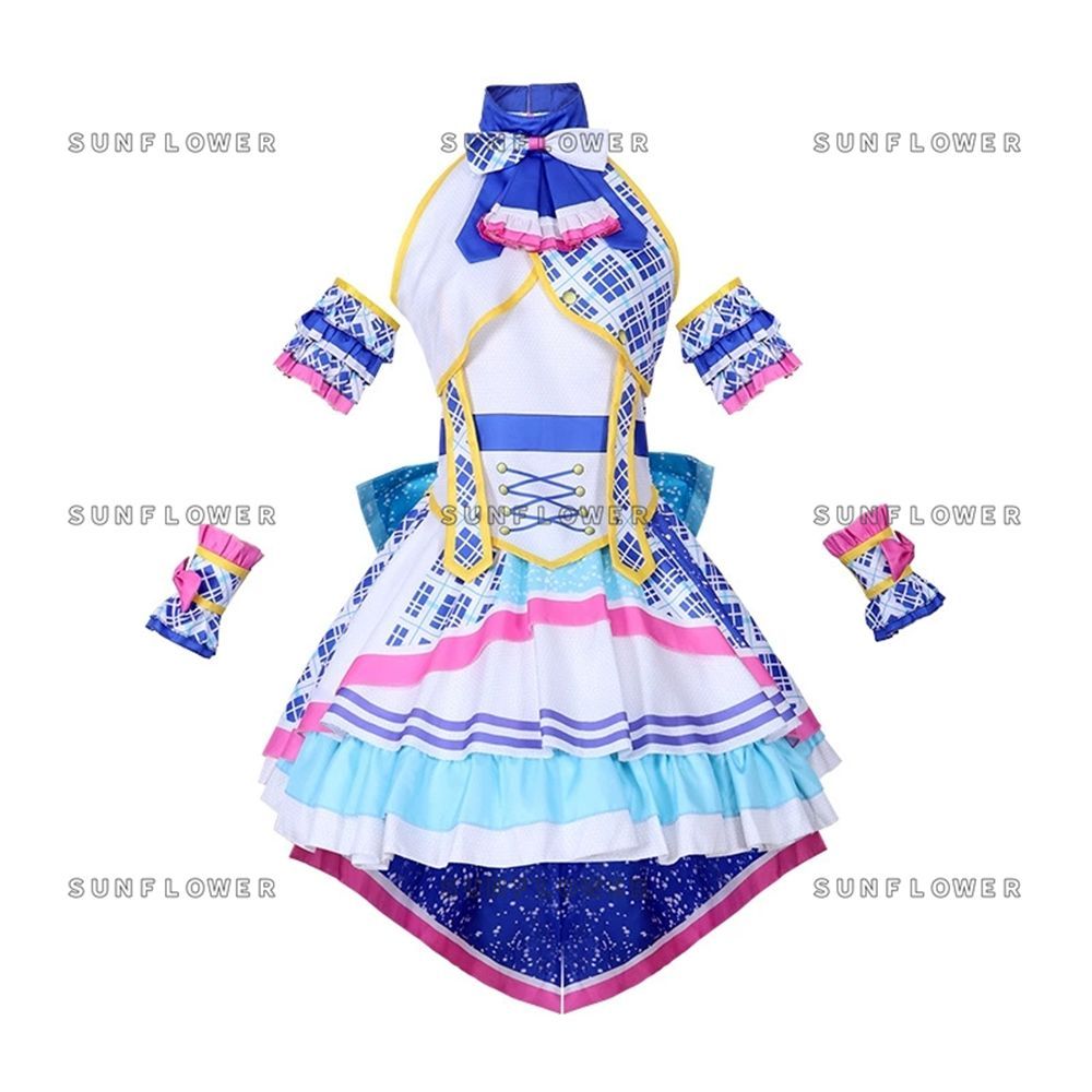 プリパラ そらみ スマイル ラブリーコーデ 真中らぁら コスプレ衣装 コスチューム ウィッグ追加 ワンピース コスプレ コスチューム 仮装 変装 ハロウィン クリスマス イベント ステージ パーティー 文化祭 学園祭 演出服 舞台衣装 忘年会 撮影