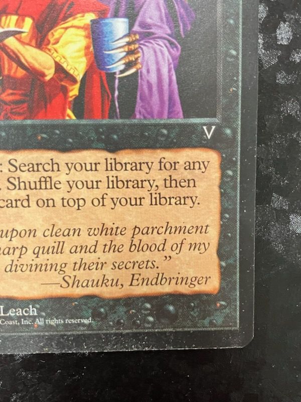 ◎MTG Vampiric Tutor/吸血の教示者 英語 - メルカリ