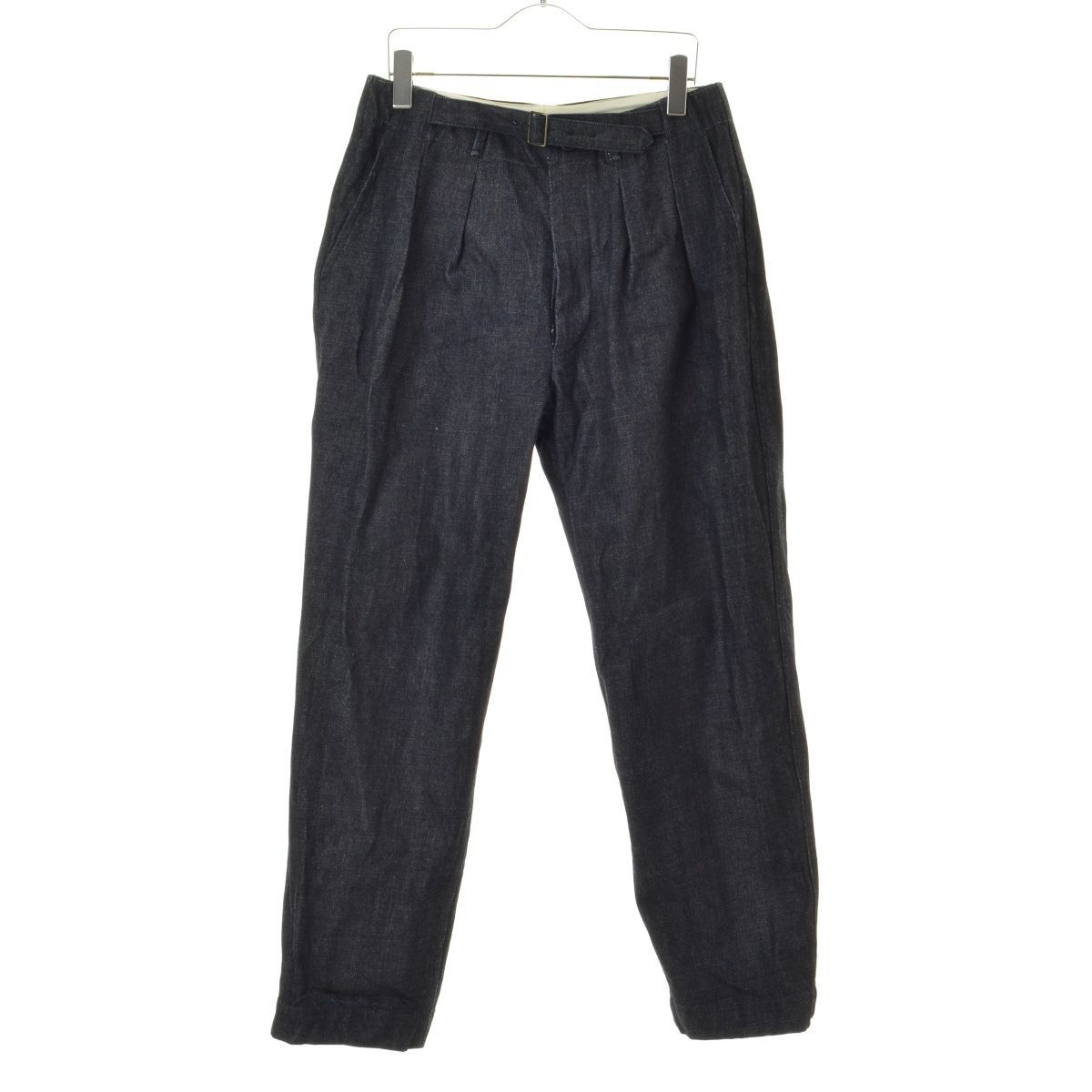 RAINMAKER】RM221-017 BELTED TROUSERS ベルテッド トラウザーデニム 