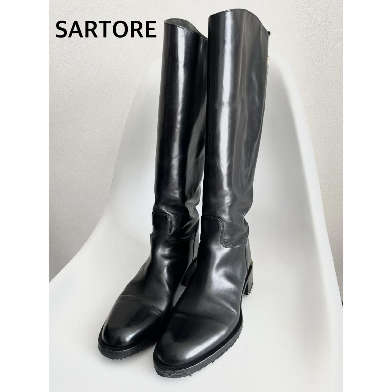 ※SARTORE　ブーツ※ SARTORE サルトル ブーツ ロング ジョッキー サイドジップ