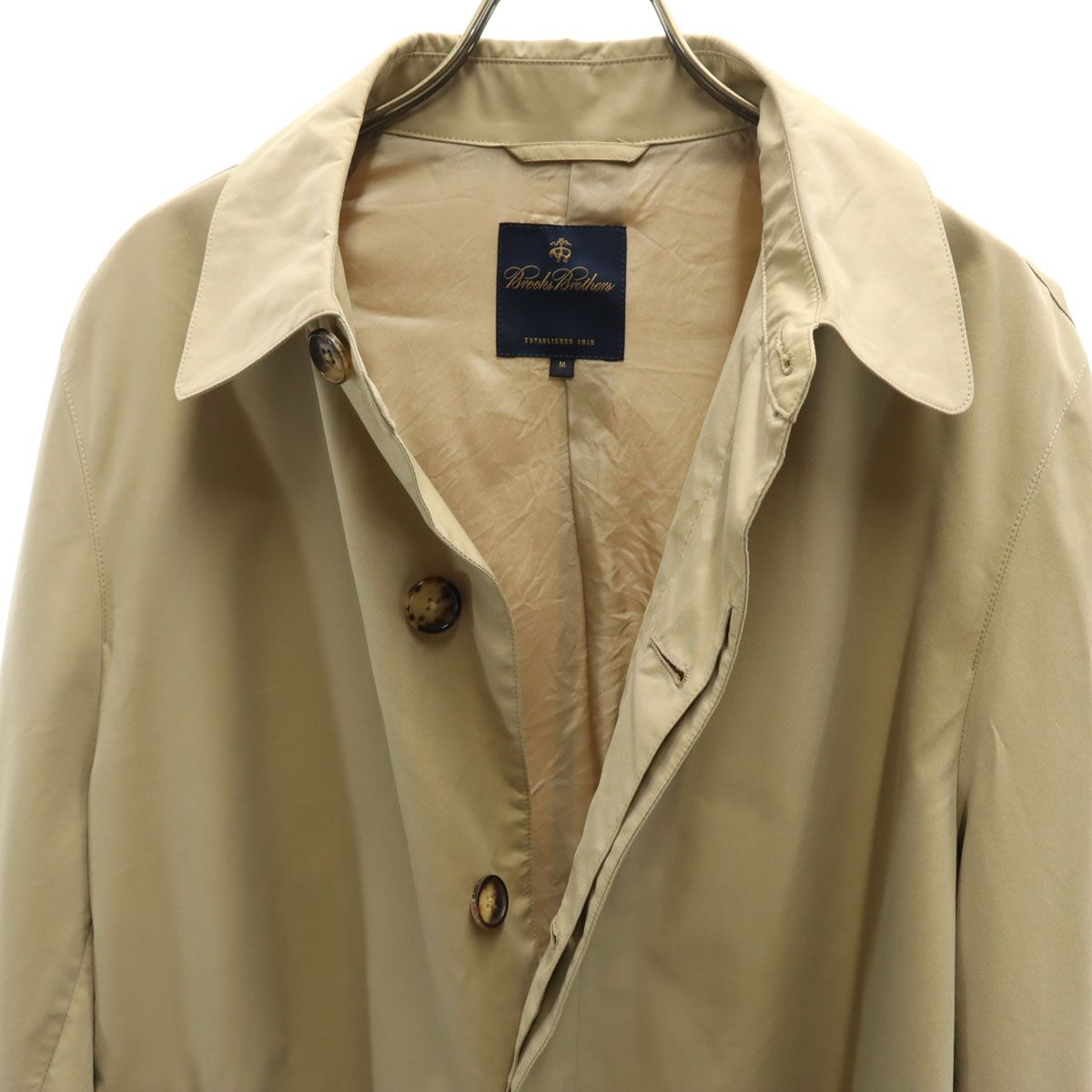 Brooks Brothers ブルックスブラザーズ ステンカラーコート M ベージュ