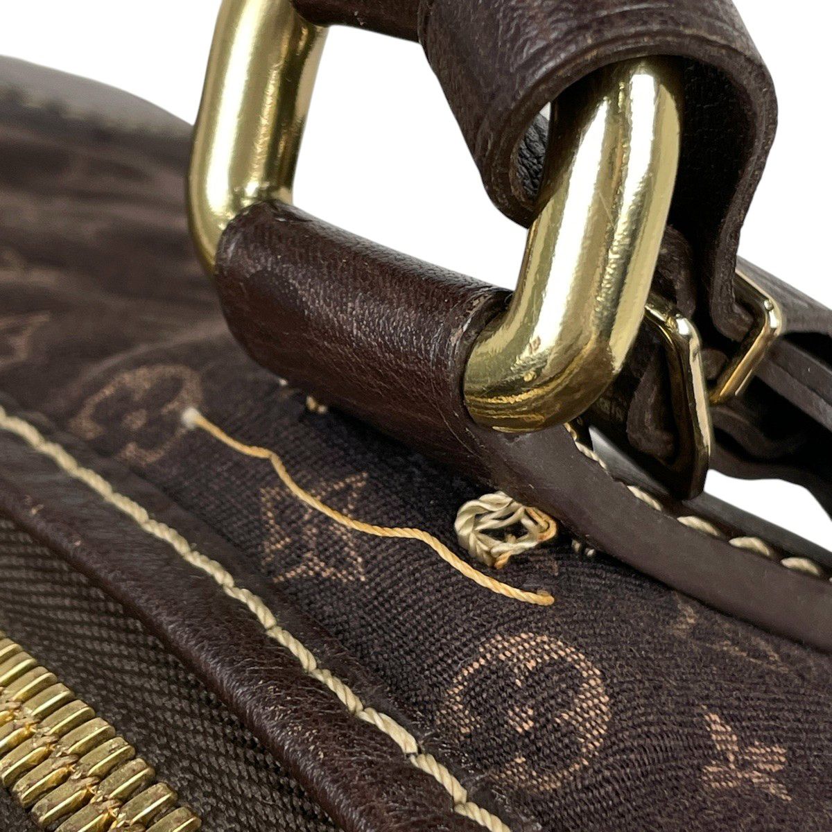 ルイ・ヴィトン Louis Vuitton キーポル 45 2WAY ショルダーバッグ ボストンバッグ モノグラムミニラン エベヌ(ブラウン) M40019 レディース 【中古】