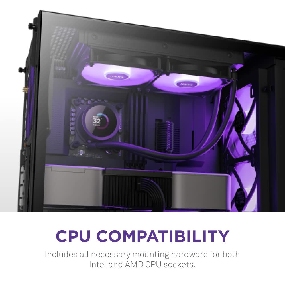 NZXT KRAKEN RGB 240 Black 簡易水冷CPUクーラー RL-KR240-B1 NZXT KRAKEN RGB 240 Black 簡易水冷CPUクーラー RL-KR240-B1