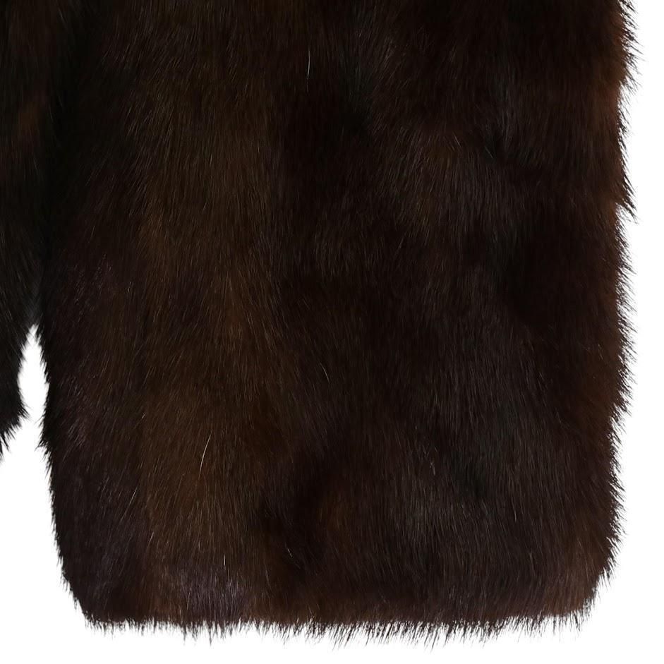 イブサンローラン SAGA MINK サガミンク 毛皮コート金サガ　総柄 美品】Yves Saint Laurent SAGA MINK イヴサンローラン