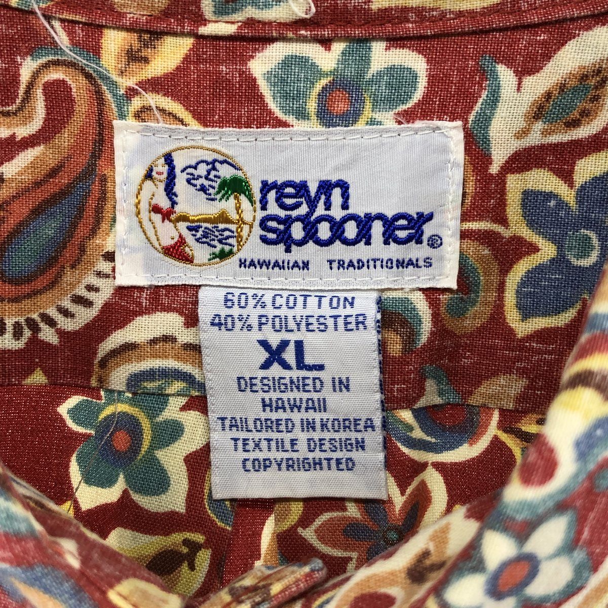 古着 90年代 レインスプーナー REYNSPOONER 水着タグ ビキニタグ