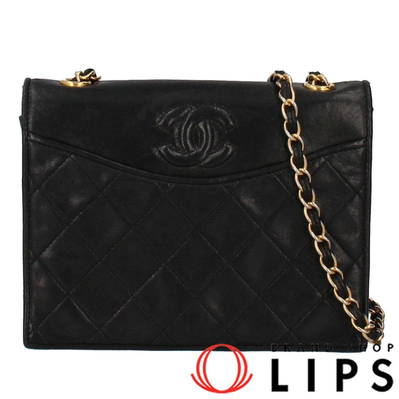 シャネル ココマーク ラムスキン ショルダーバッグ CHANEL （未使用 展示品）シャネル ココマーク チェーン