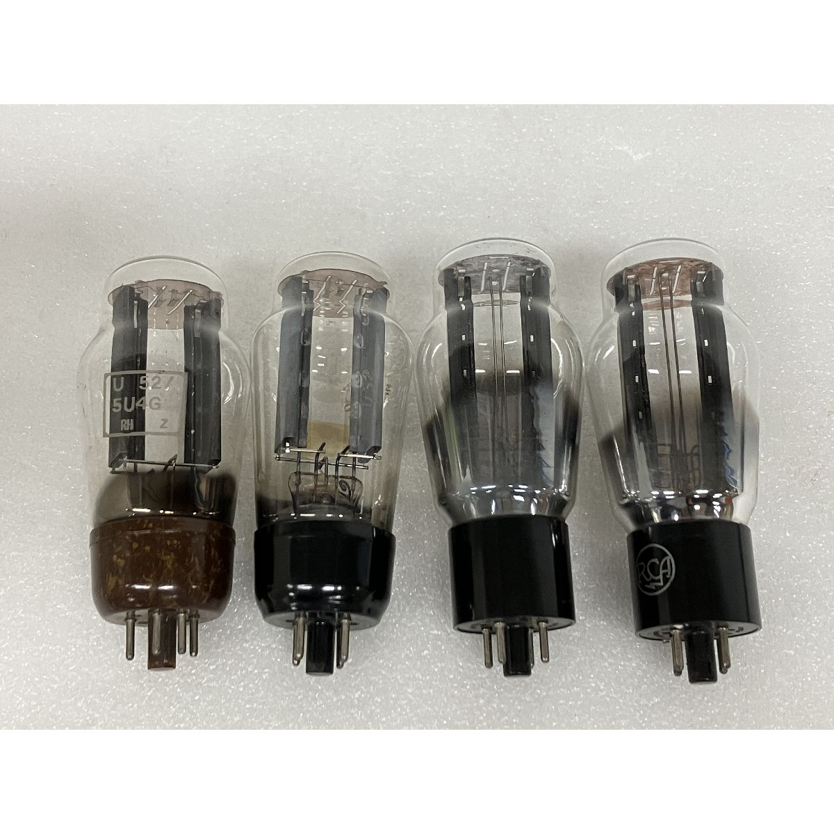 動作保証】 RCA GEC 5U4G U52 4点セット マグネシウムゲッタ 真空管