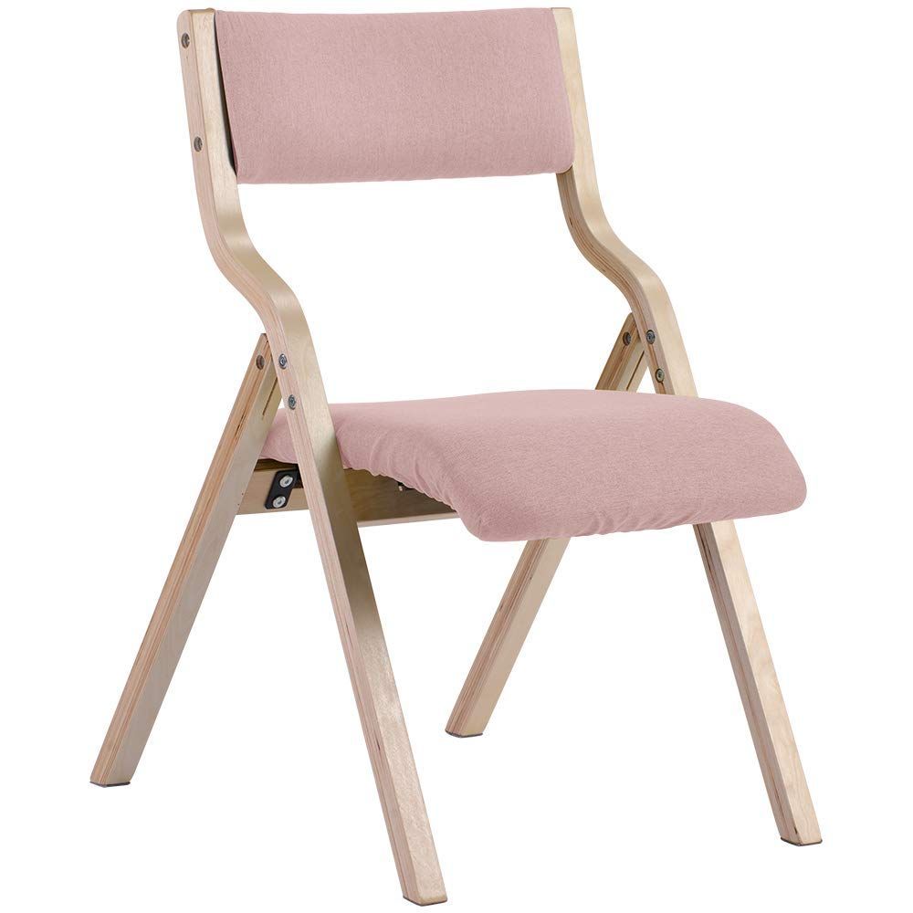 【人気商品】ピンク 折りたたみチェア 約高さ78cm×奥行き56.5cm×幅48cm