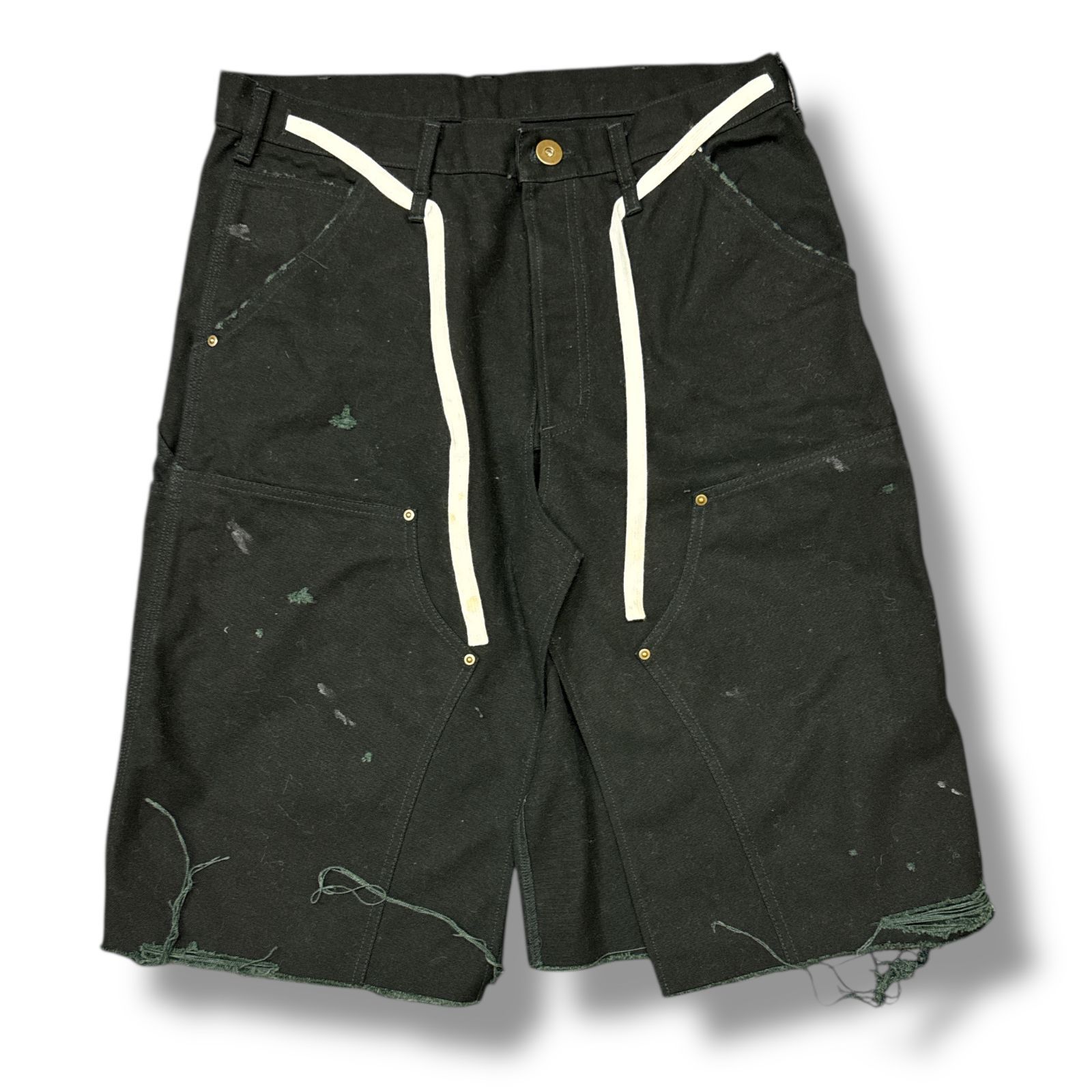 パンツ KAMIYA DUCK SKIRT カミヤ KAMIYA BORO Duck Rap Skirt （BLUE） - ファッション