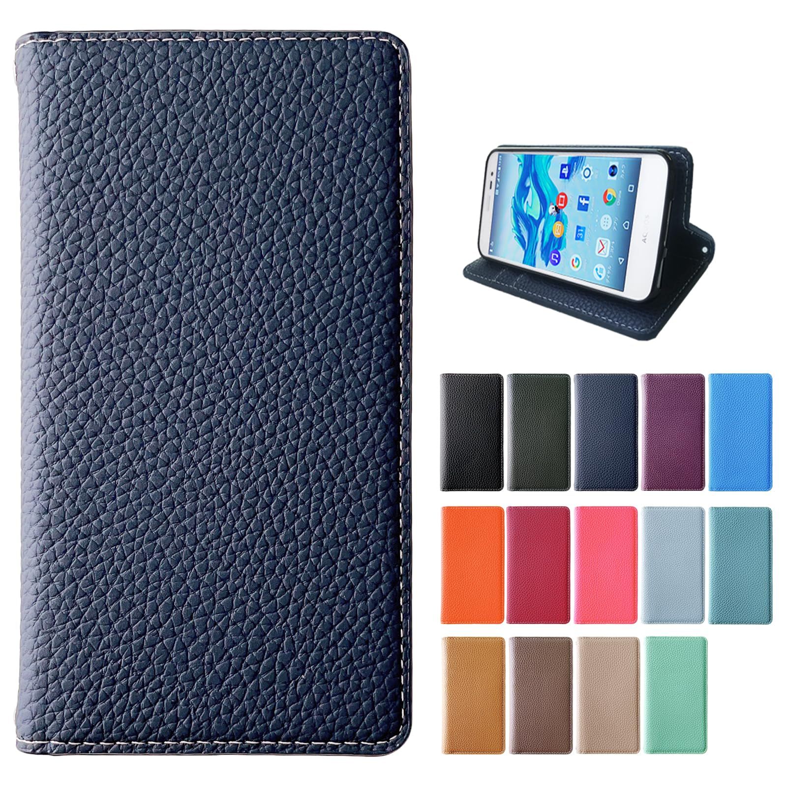 【人気商品】用 ケース カバー 手帳型 iPhone15Pro 15Pro アイフォン15Pro アイフォン15プロ スタンド機能 PUレザー スマホケース スマホカバー 手帳 iPhone 手帳型ケース 手帳型カバー navy ちょっと上