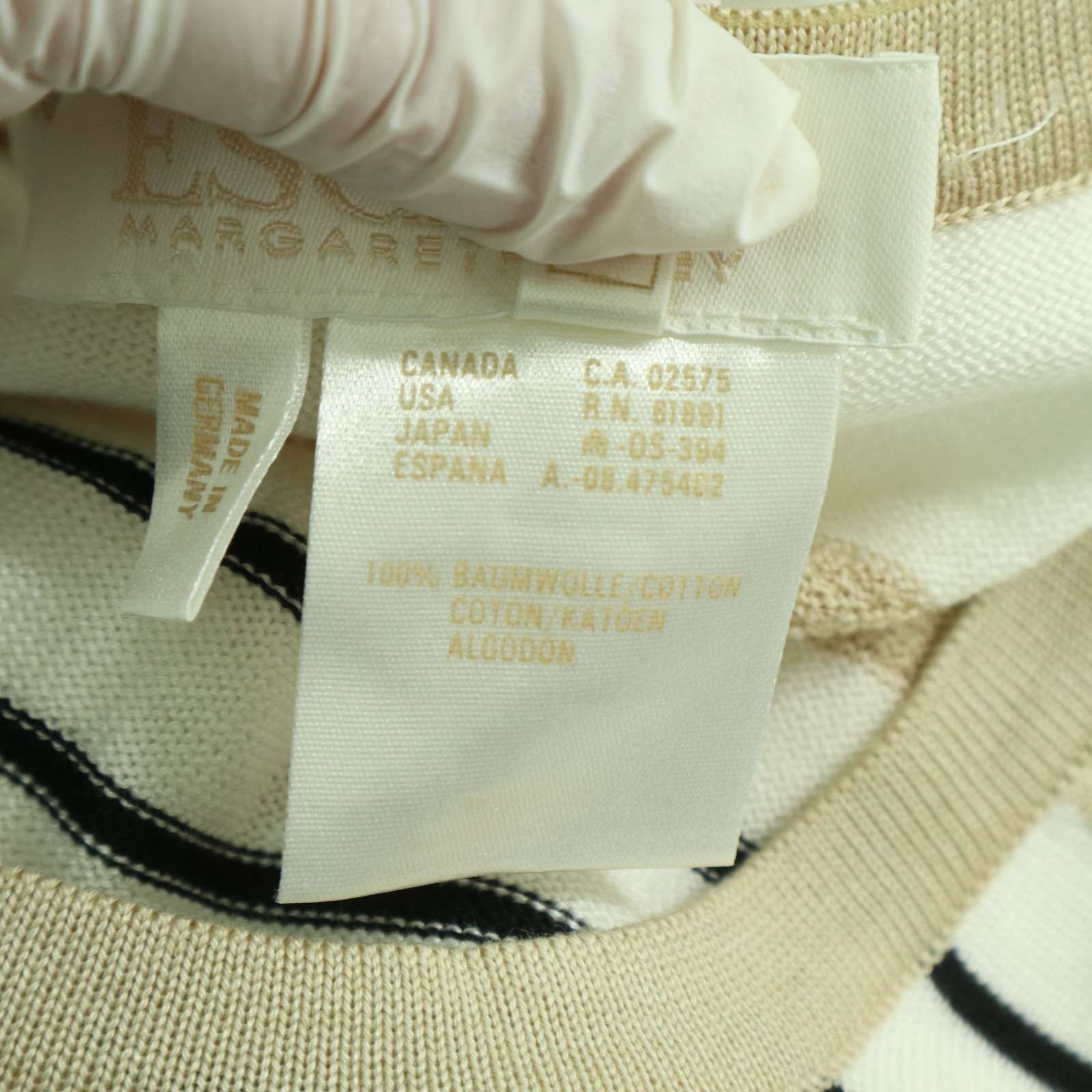 ESCADA エスカーダ　ノースリーブニット　サイズ38 USED  ESCADA(エスカーダ) ノースリーブカットソー サイズ36 M レディース