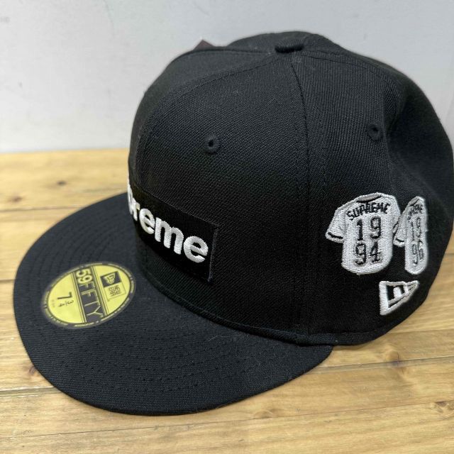 supreme×ニューエラ キャップ 帽子 ◇中古品◇ NEW ERA×Supreme ニューエラ×シュプリーム Box Logo